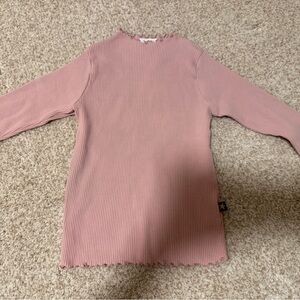 Petite Hailey Long Sleeve Ribbed Kids Tee